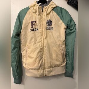 Reversable double face women’s bomber in size small